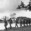 Выдвигаются на позицию.Калининский фронт, лето 1942г.